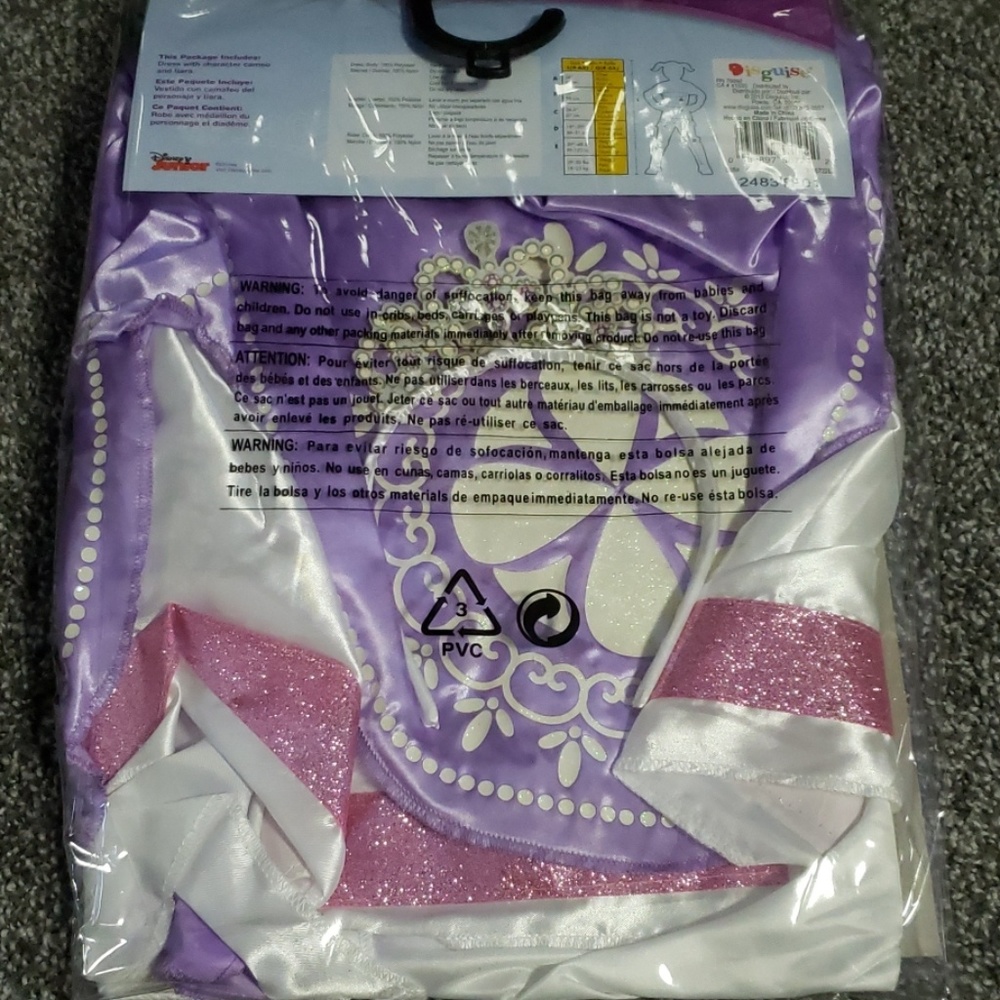 New! Sofia the First costume! L 4-6X - Picture 6 of 7